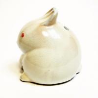 うさぎ 香炉 可愛い ウサギ お香入れ 玄関 置物 陶器 瀬戸焼 和風