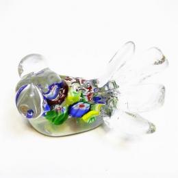 金魚 置物 ガラス オブジェ 可愛い インテリア雑貨 とんぼ玉