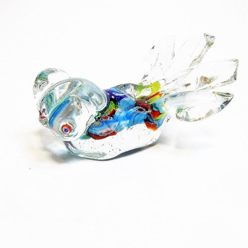 TEN6 DUCA / 金魚 置物 ガラス オブジェ 可愛い インテリア雑貨 とんぼ玉