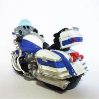 白バイ 貯金箱 陶器 レトロ インテリア ポリスバイク マネーバンク おもちゃ